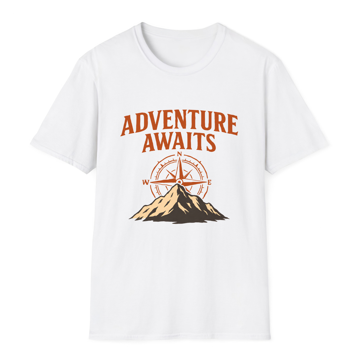 Adventure Awaits T-Shirt - White - front