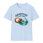 Adventure Is My Drug T-Shirt - Light Blue - front