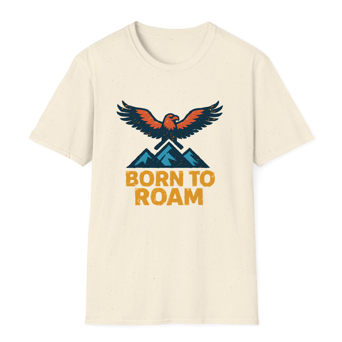 Born To Roam T-Shirt - Natural - front