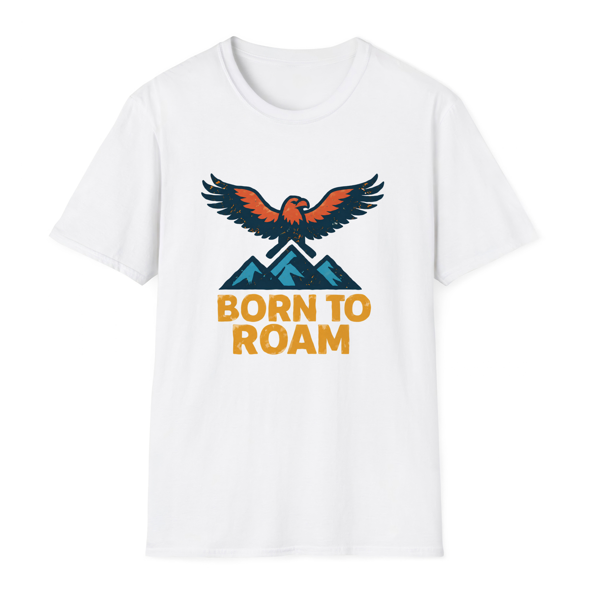 Born To Roam T-Shirt - White - front