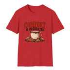 Comfort Is Overrated T-Shirt - Red - front