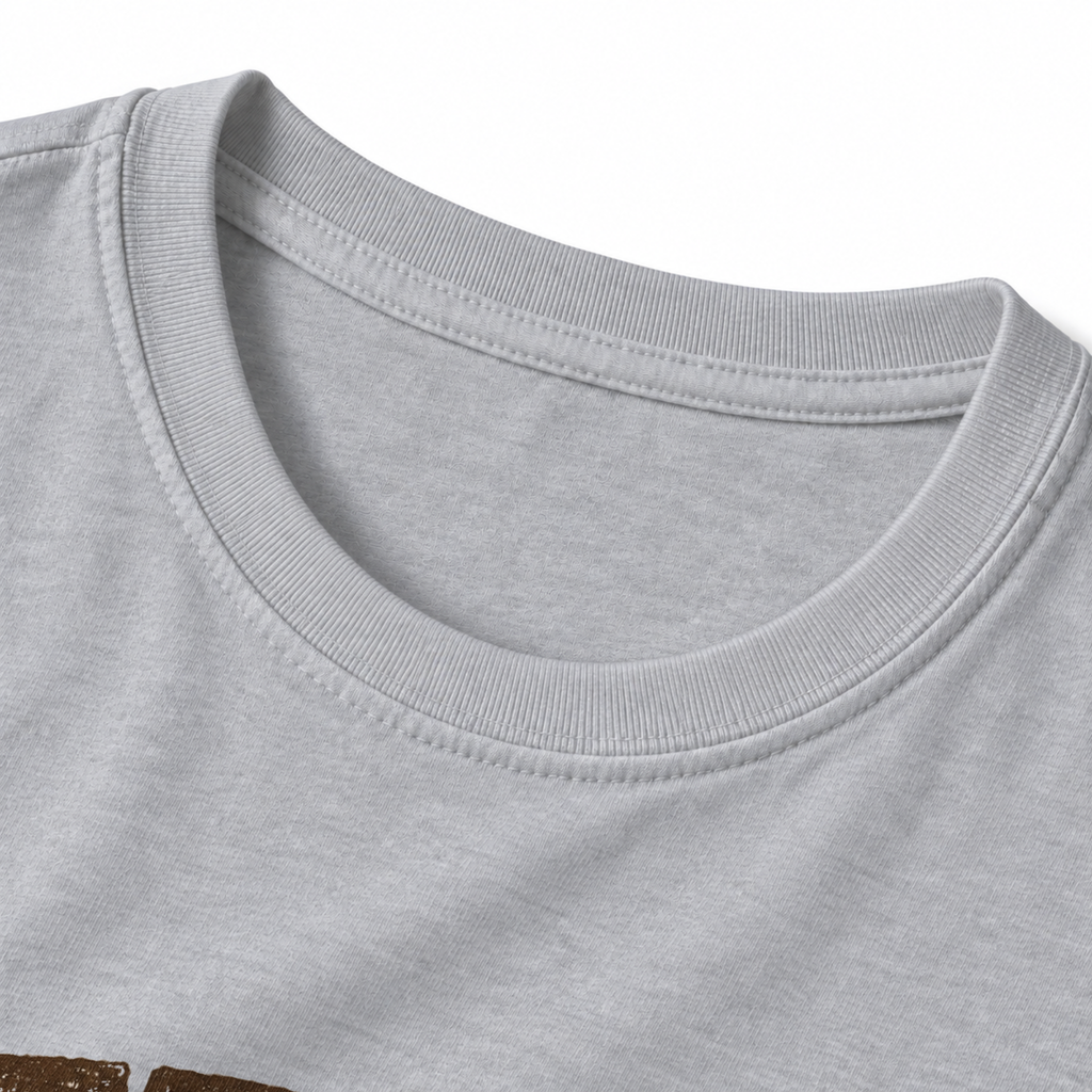 Detour Club T-Shirt - Sport Grey - collar close-up