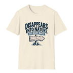 Disappears Into Nature T-Shirt - Natural - front