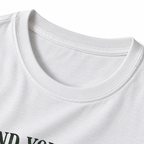 Find Yourself Lose Your Breath T-Shirt - White - collar close-up