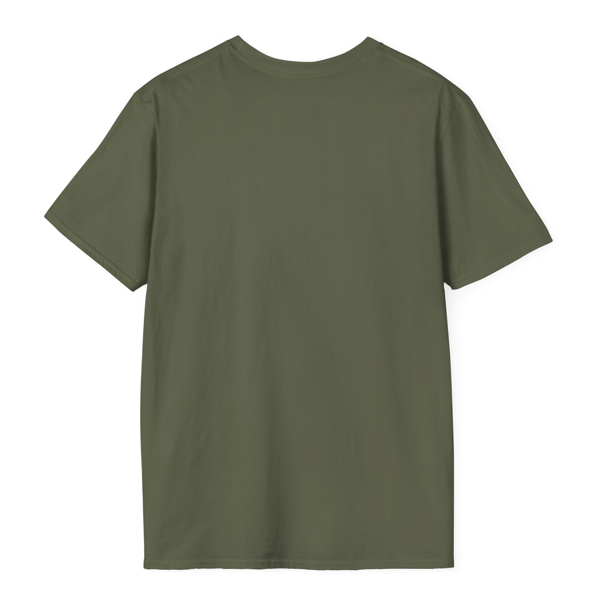 Finds Joy In Small Things T-Shirt - Military Green - back