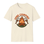 Gone Camping T-Shirt - Natural - front
