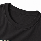 I Came For The View T-Shirt - Black - collar close-up