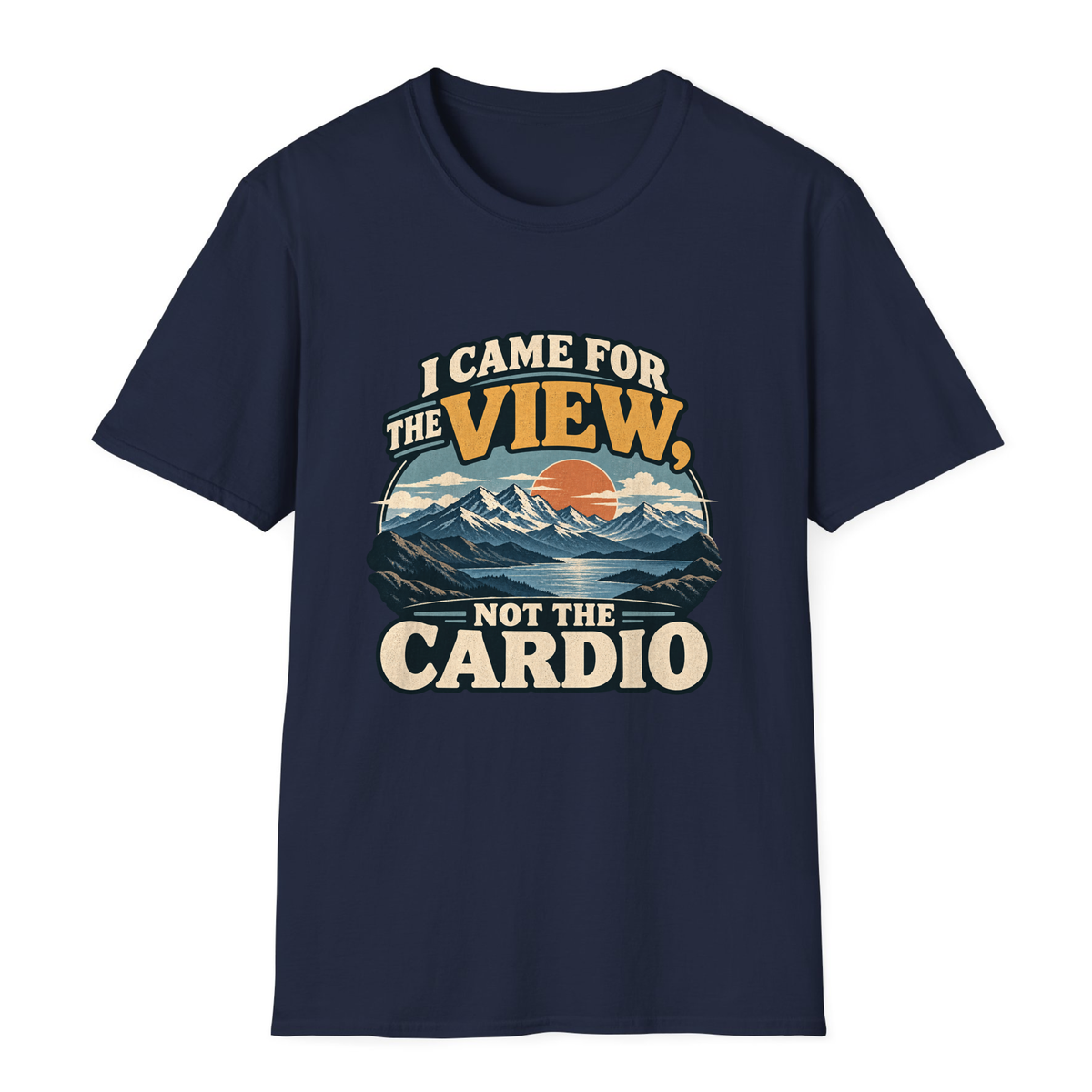 I Came For The View T-Shirt - Navy - front