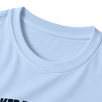 I Checked The Weather It Lied T-Shirt - Light Blue - collar close-up