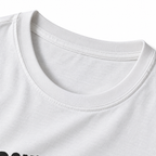 I Don't Need A Break T-Shirt - White - collar close-up