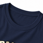 I Packed Everything Except What I Actually Needed T-Shirt - Navy - collar close-up