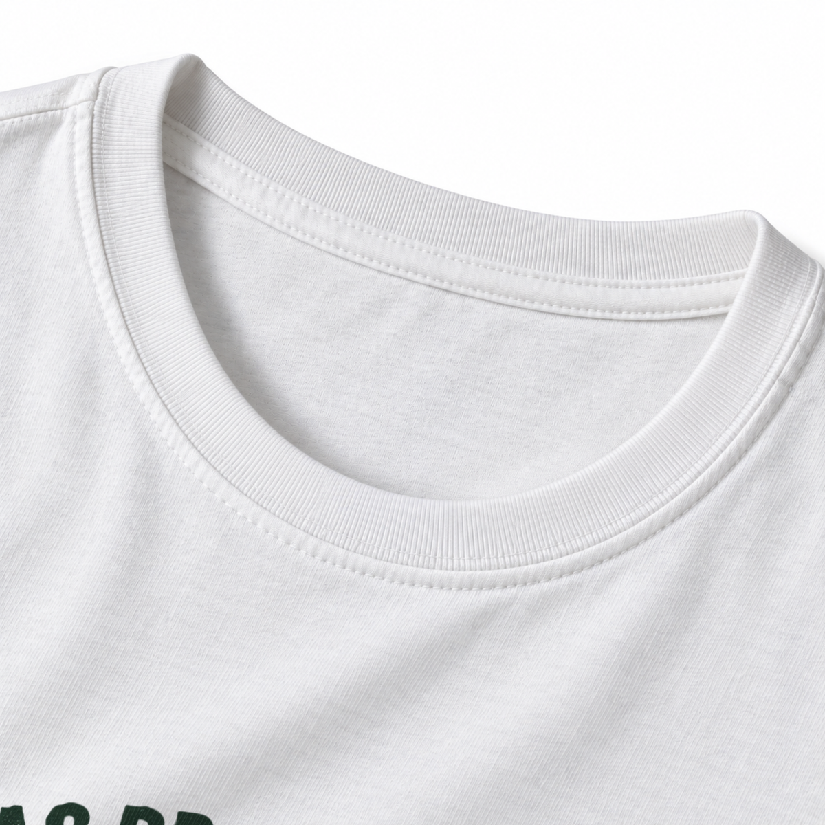 I Was Promised A Scenic Walk T-Shirt - White - collar close-up