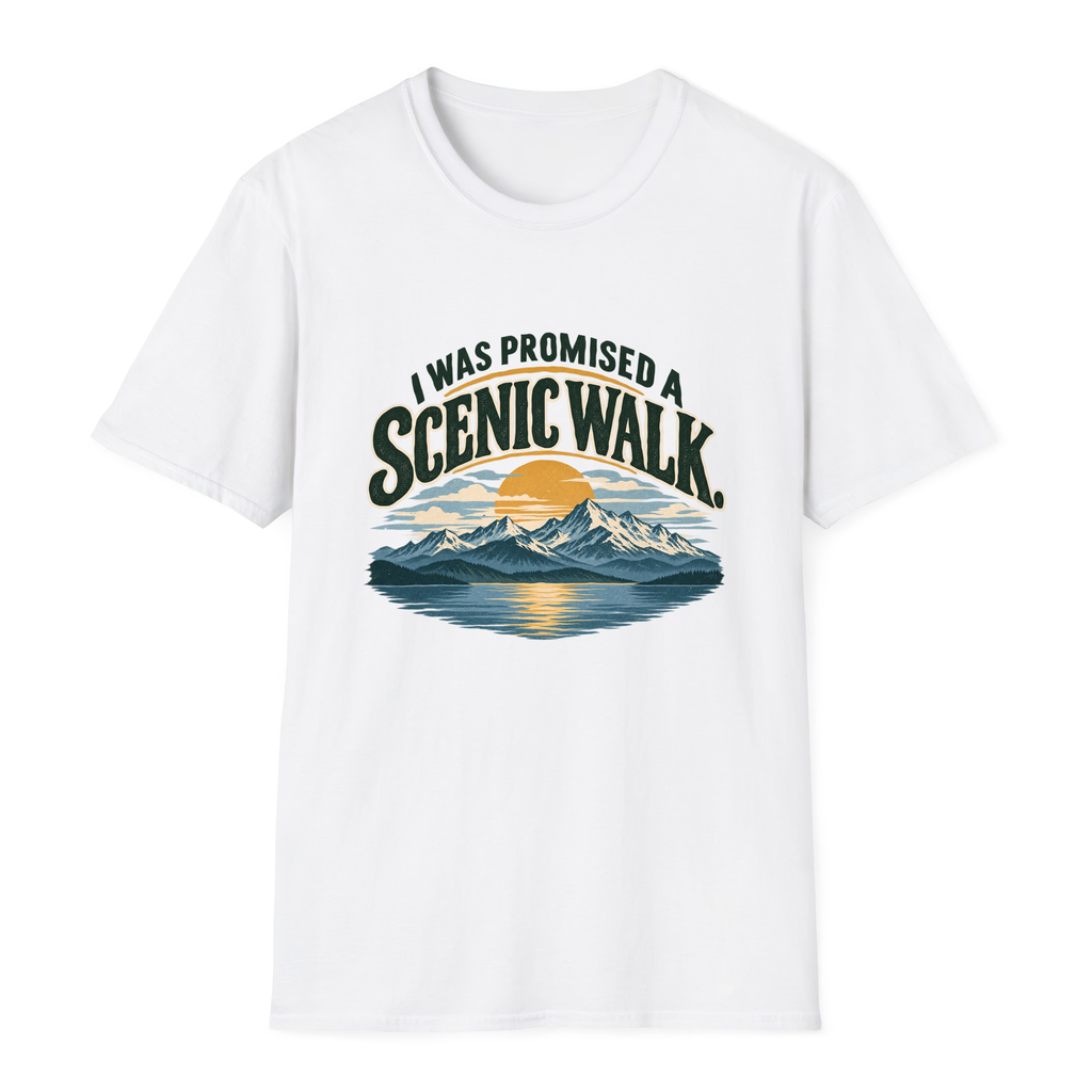 I Was Promised A Scenic Walk T-Shirt - White - front