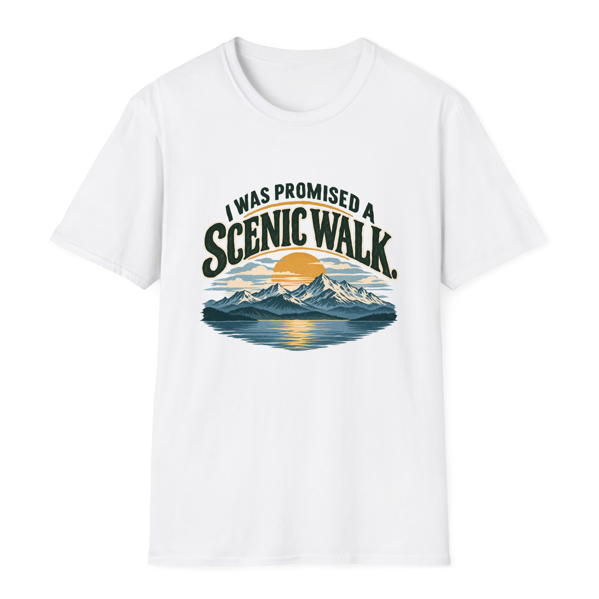 I Was Promised A Scenic Walk T-Shirt - White - front