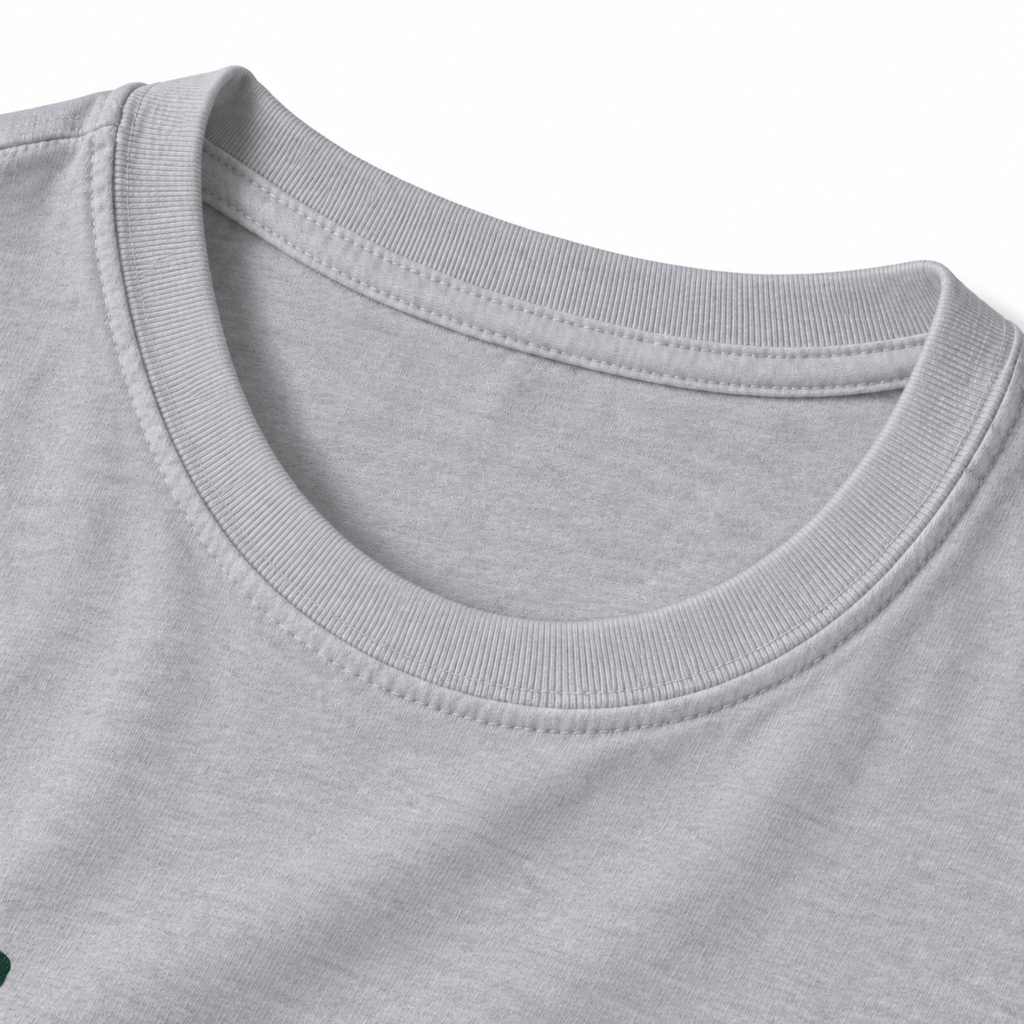Just Go T-Shirt - Sport Grey - collar close-up