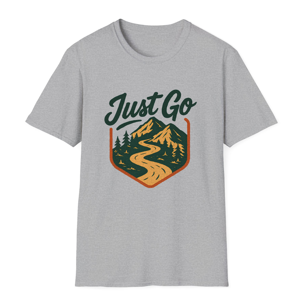 Just Go T-Shirt - Sport Grey - front