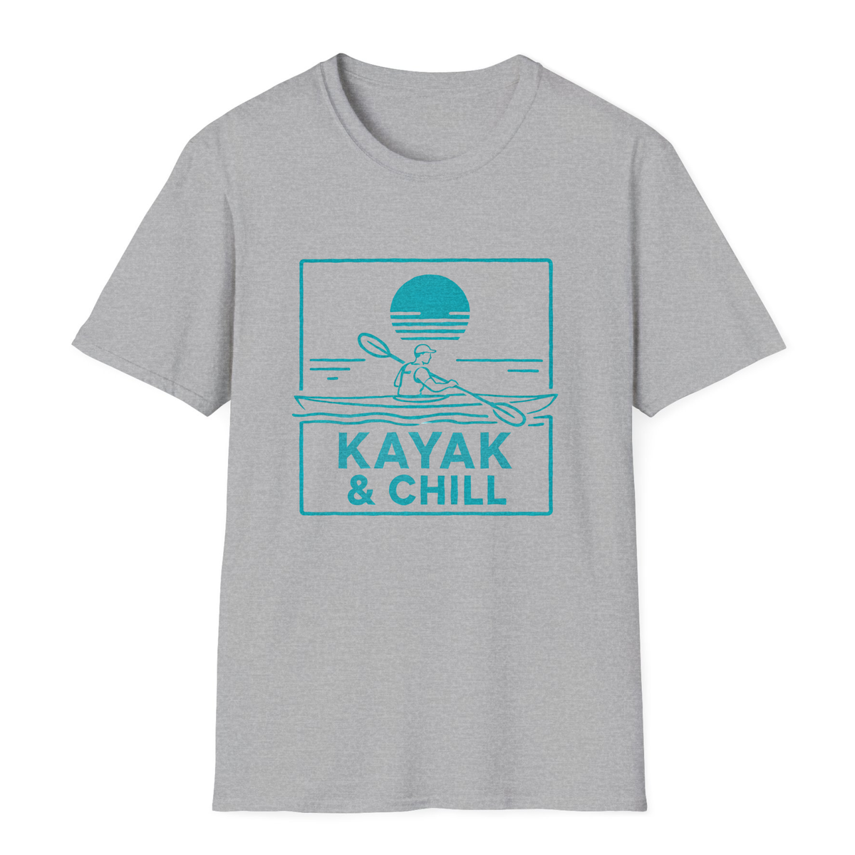 Kayak & Chill T-Shirt - Sport Grey - front