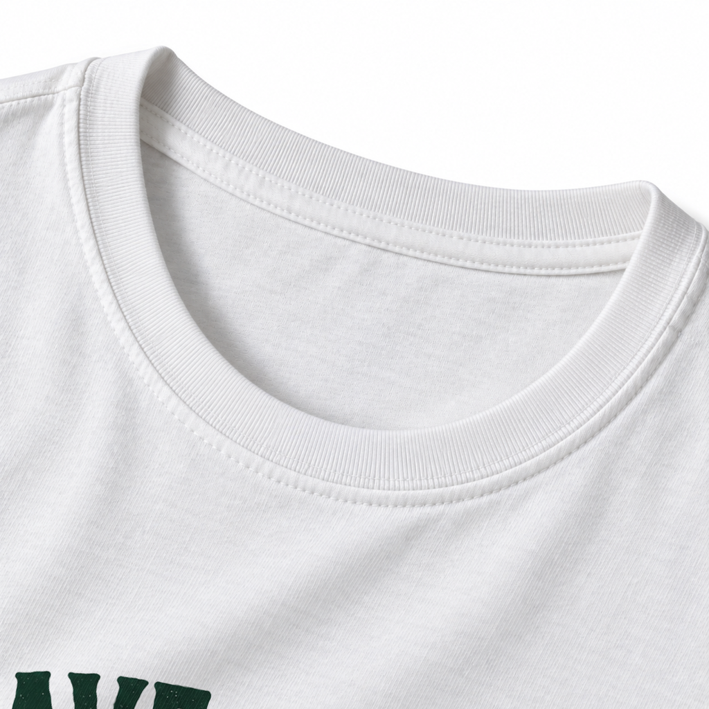 Leave Room for Detours T-Shirt - White - collar close-up