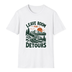 Leave Room for Detours T-Shirt - White - front