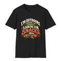 Looking For Snacks T-Shirt - Black - front