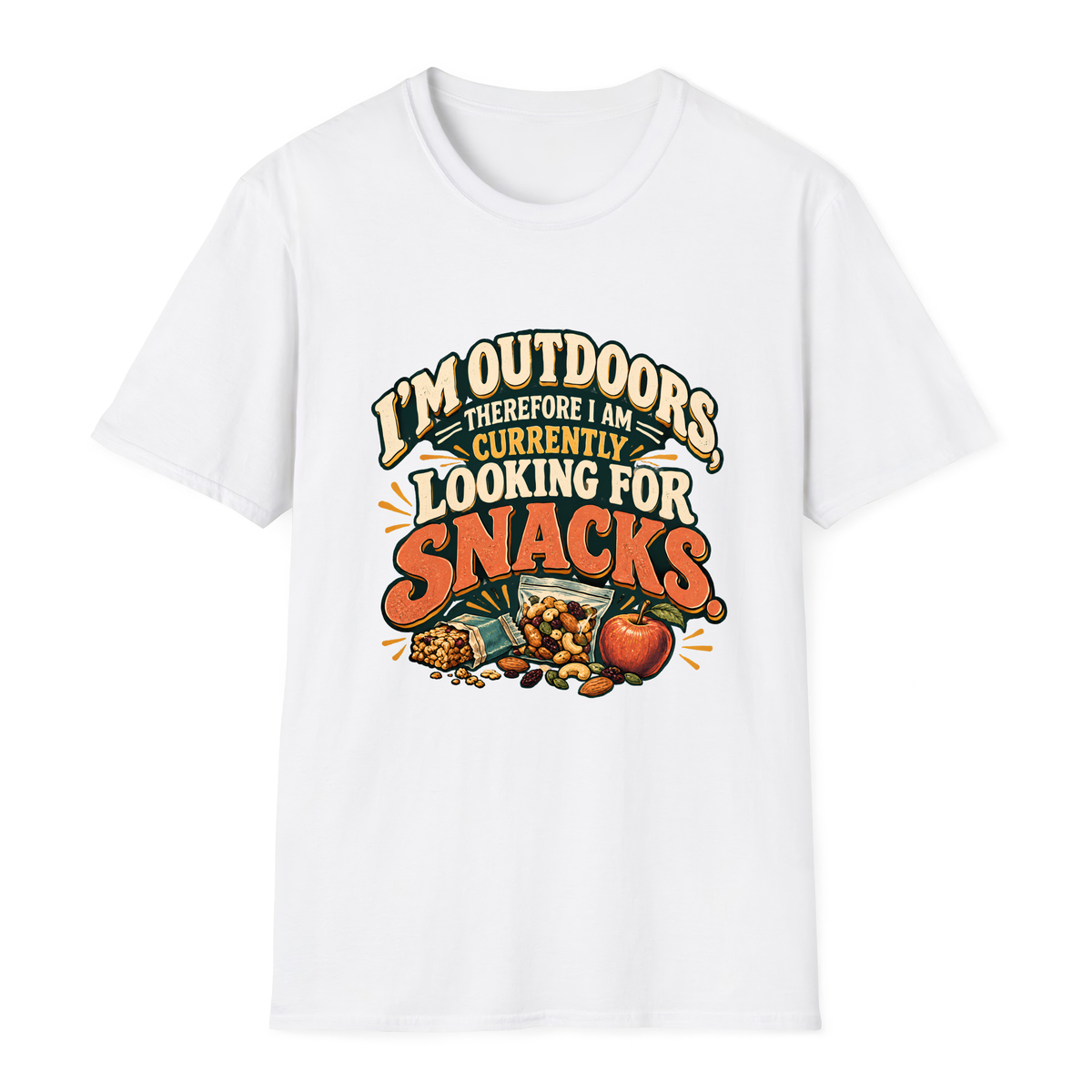 Looking For Snacks T-Shirt - White - front