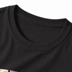 Meet Me Outside T-Shirt - Black - collar close-up