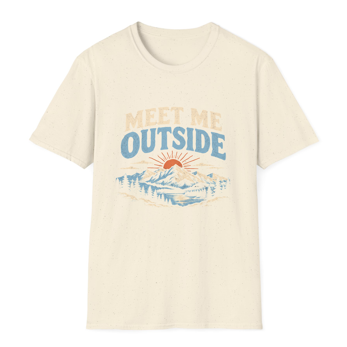 Meet Me Outside T-Shirt - Natural - front