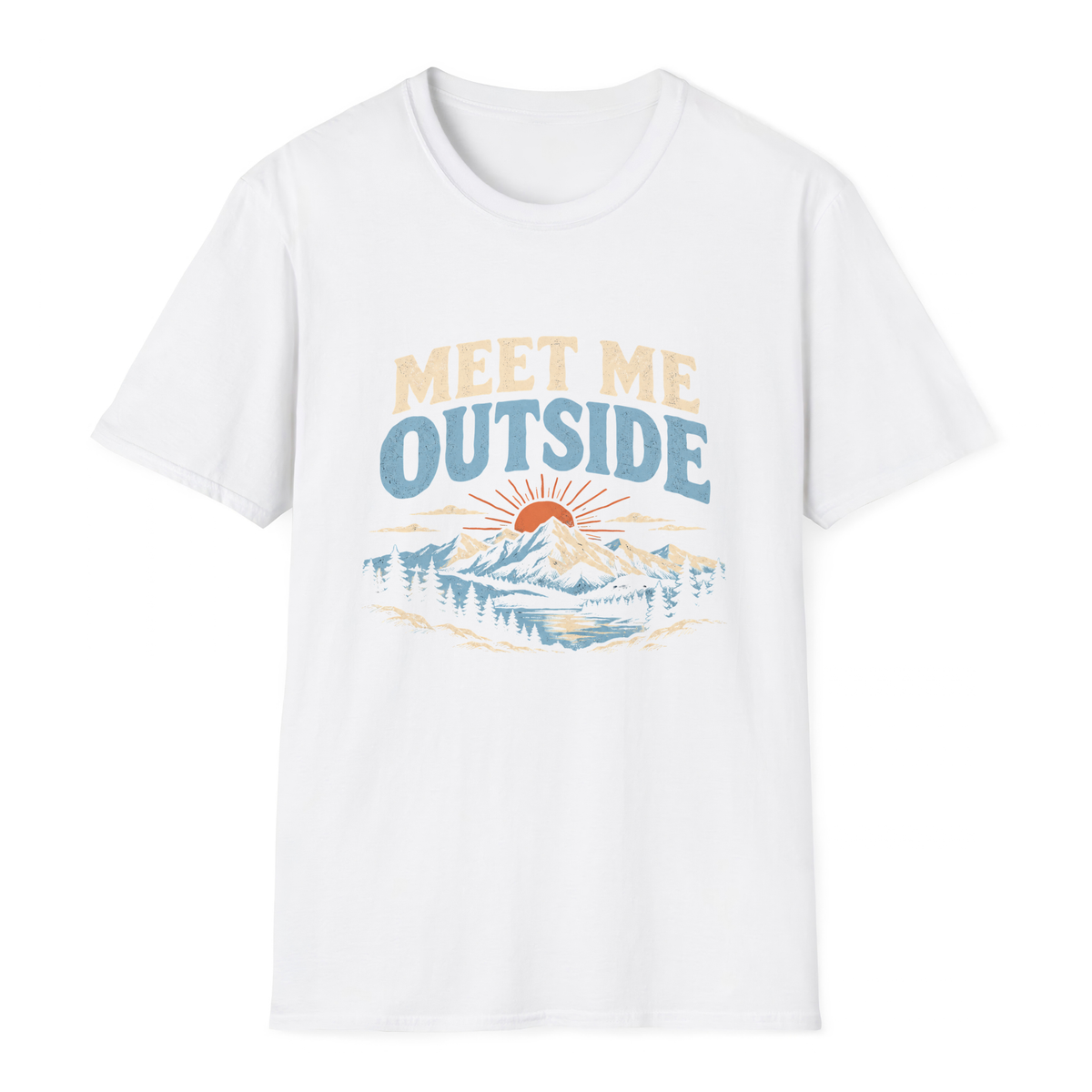 Meet Me Outside T-Shirt - White - front
