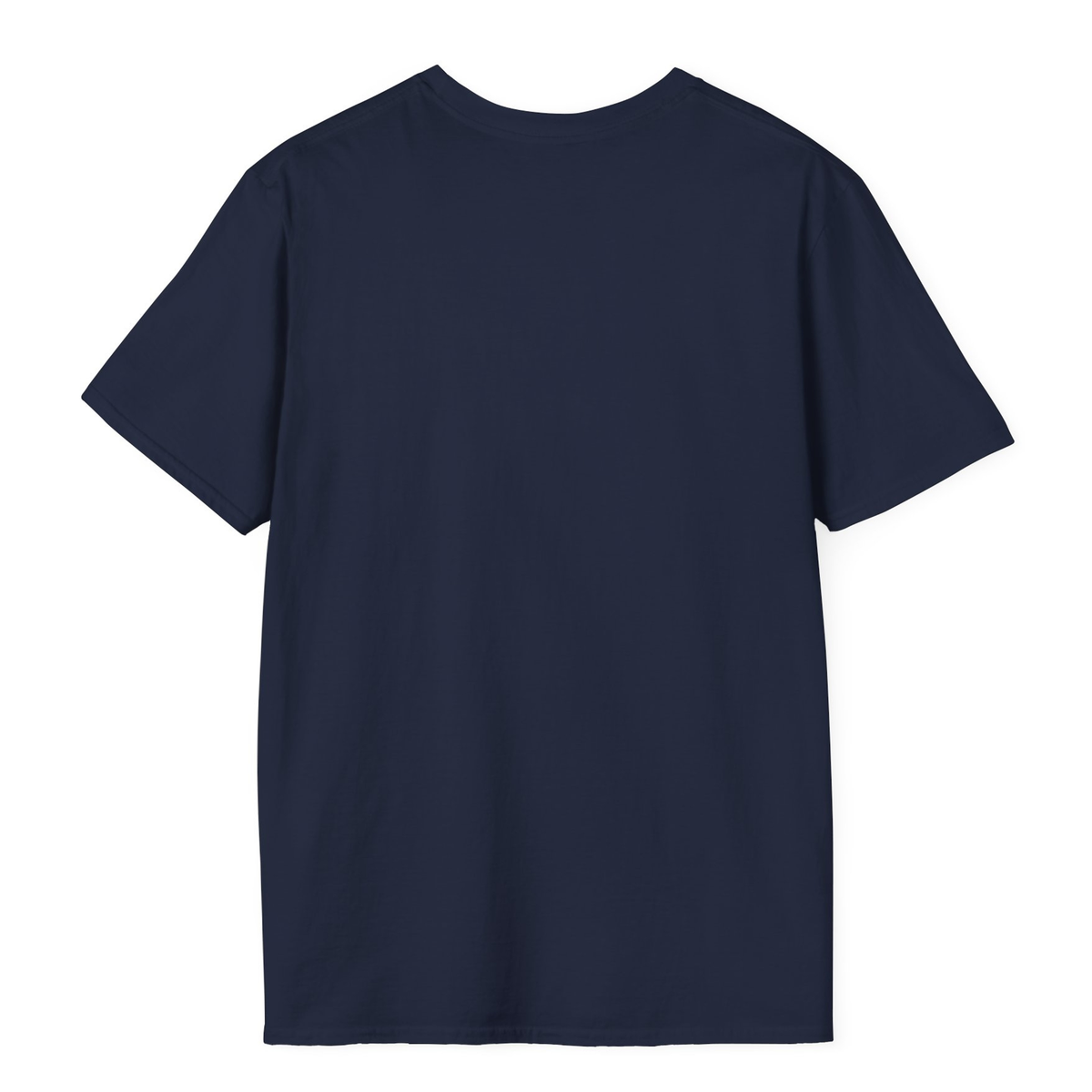 Moonlit Mountain Landscape T-Shirt - Navy - back