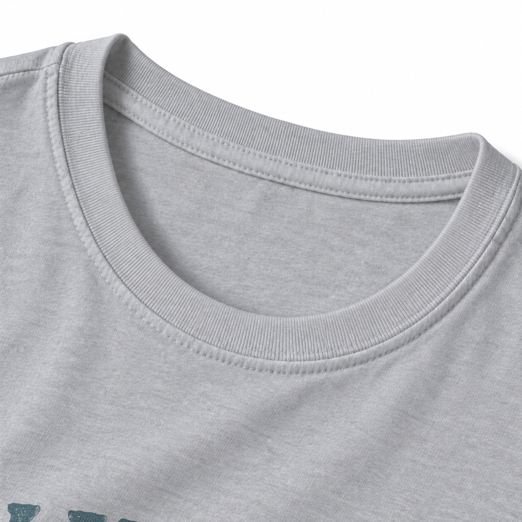 My Knees Have Officially Resigned T-Shirt - Sport Grey - collar close-up