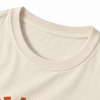 Nature And Chill T-Shirt - Natural - collar close-up