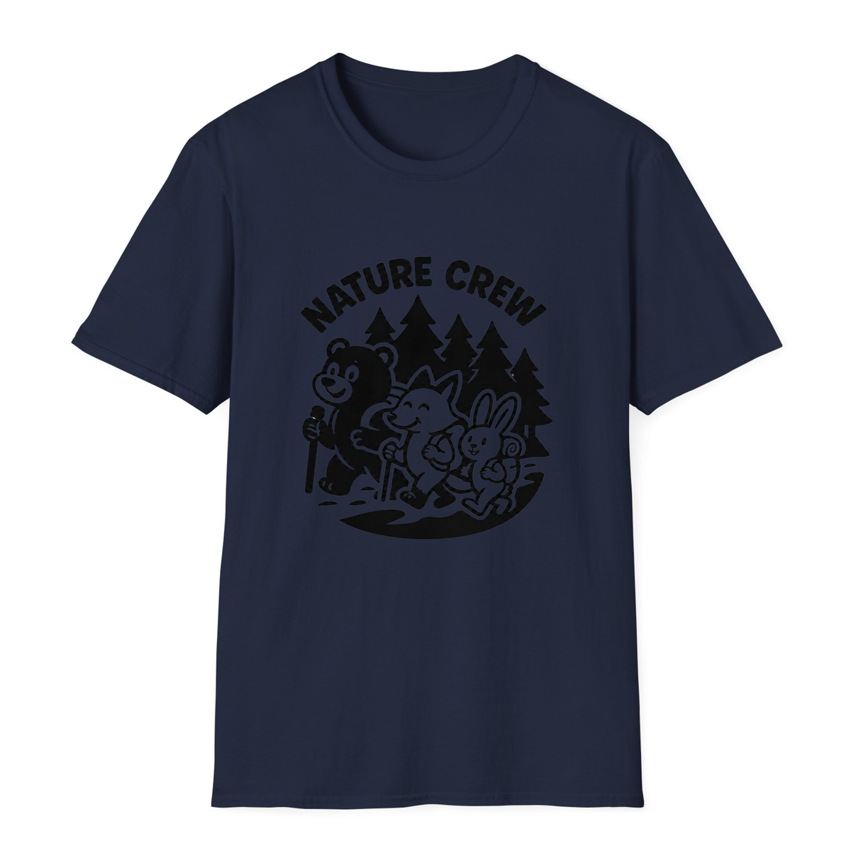 Nature Crew T-Shirt - Navy - front