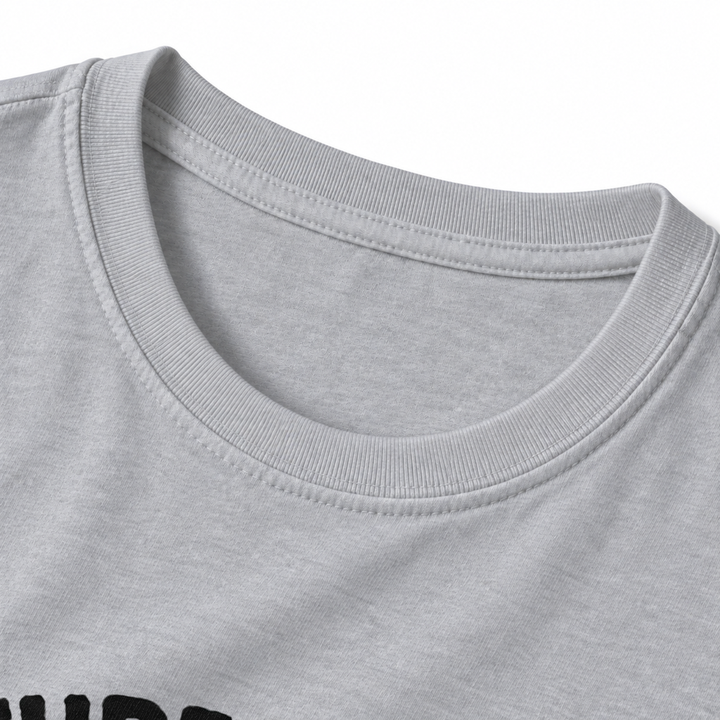 Nature Crew T-Shirt - Sport Grey - collar close-up