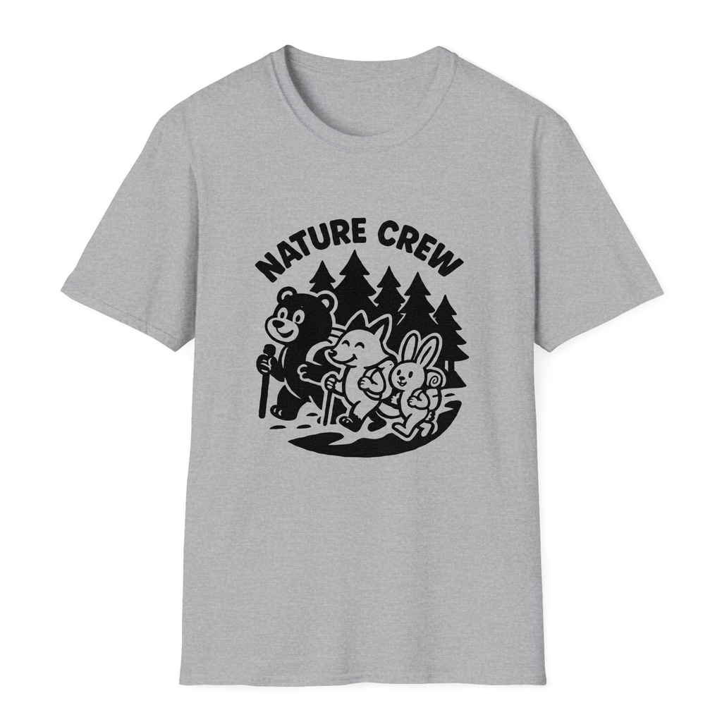 Nature Crew T-Shirt - Sport Grey - front