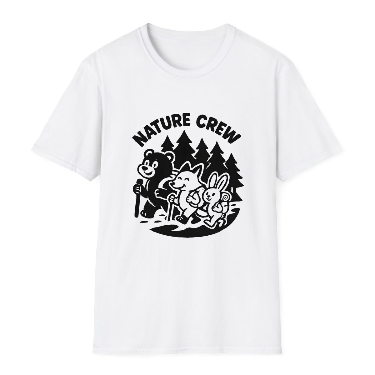 Nature Crew T-Shirt - White - front