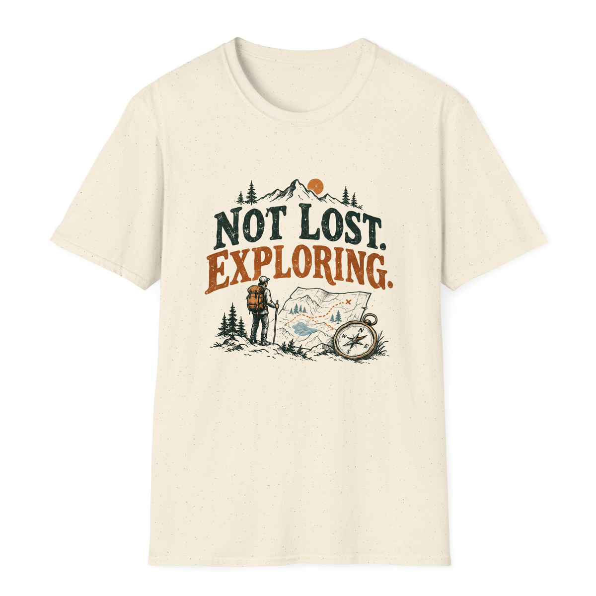 Not Lost T-Shirt - Natural - front