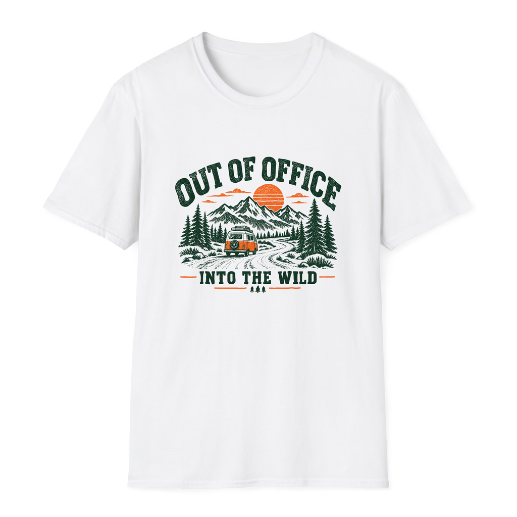 Out Of Office T-Shirt - White - front