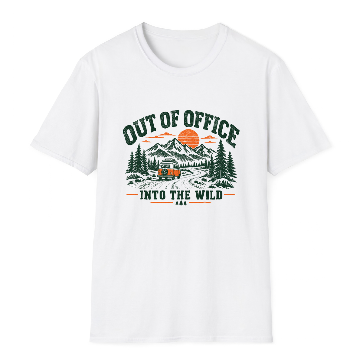 Out Of Office T-Shirt - White - front