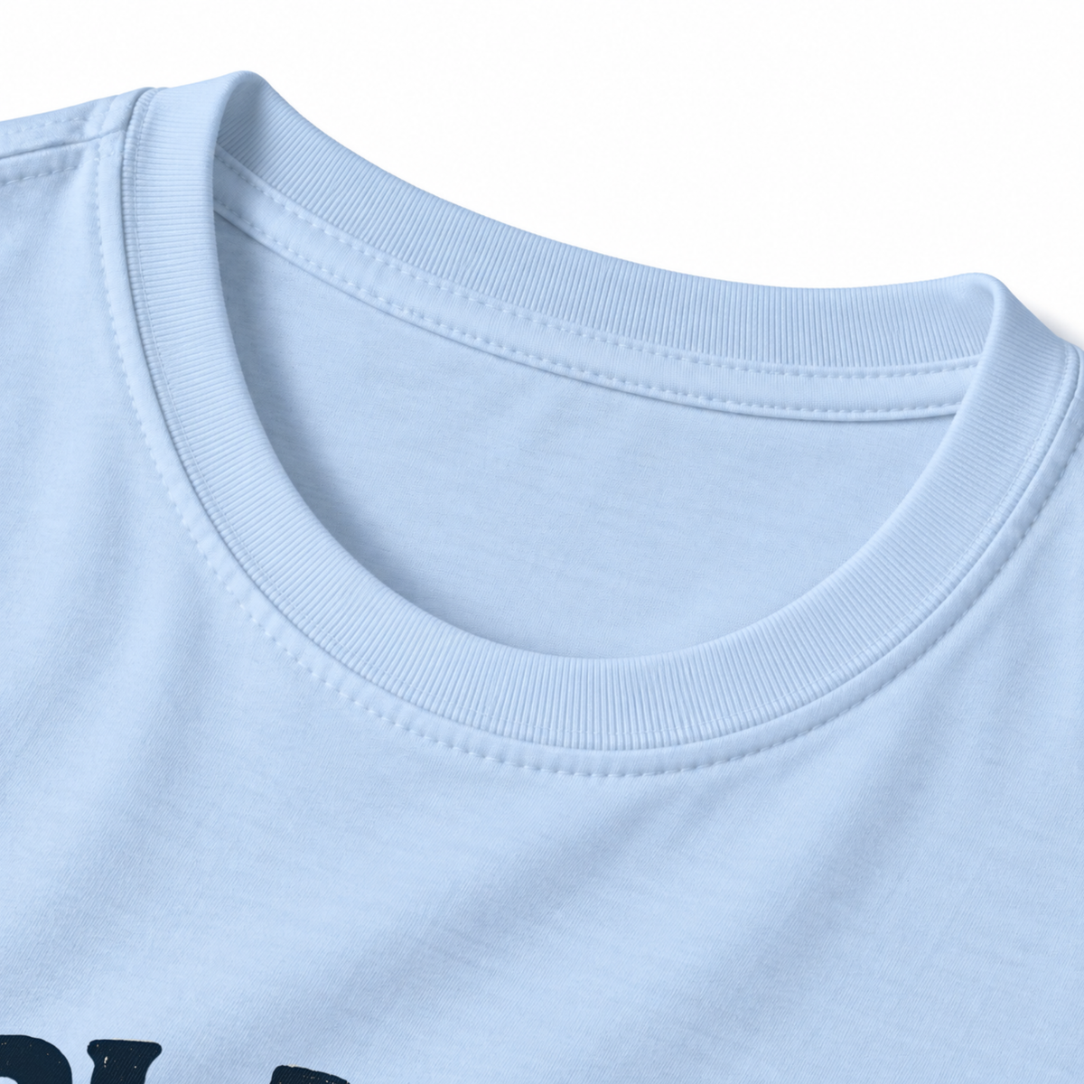 Plans Cancelled Nature Called T-Shirt - Light Blue - collar close-up
