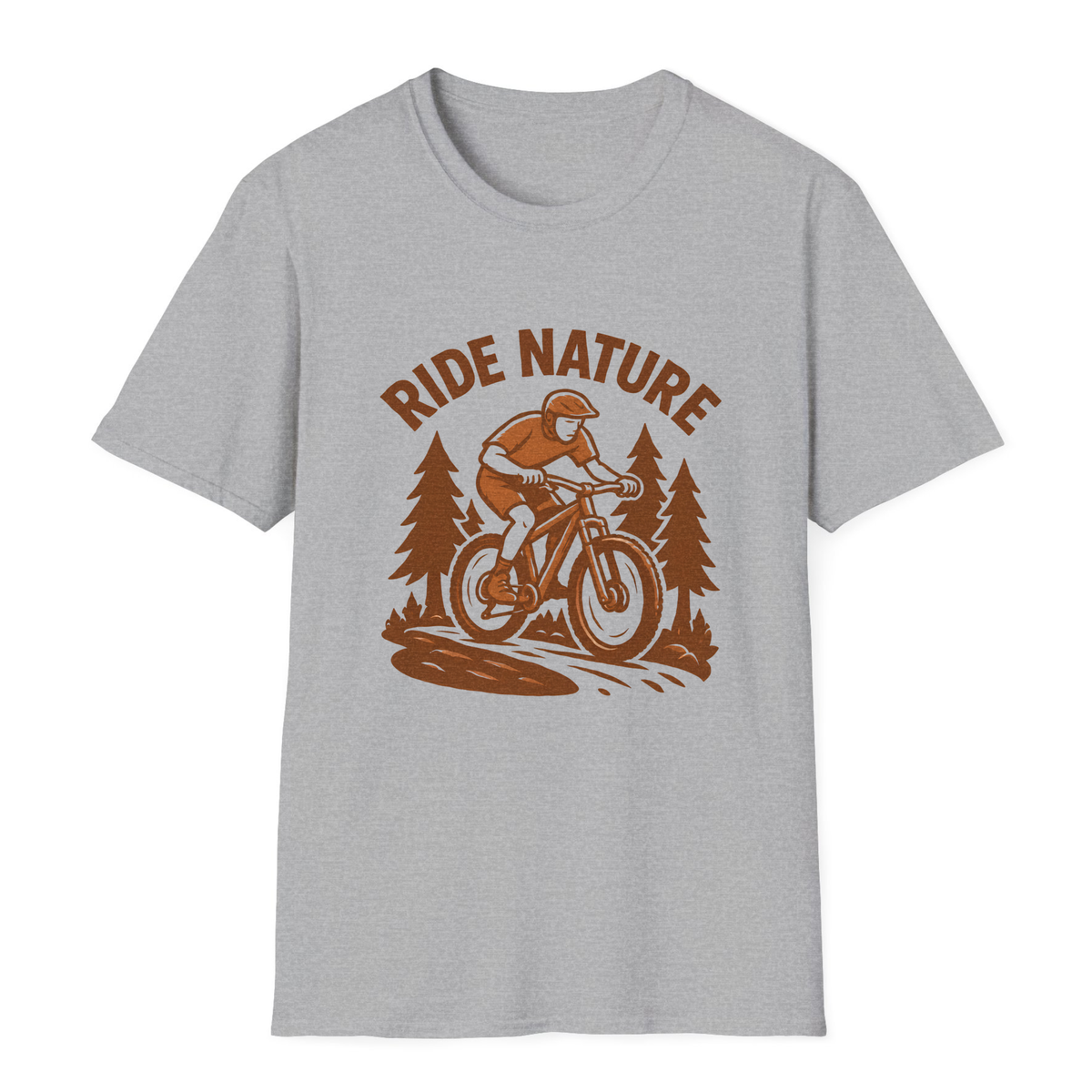Ride Nature T-Shirt - Sport Grey - front