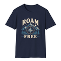 Roam Free T-Shirt - Navy - front