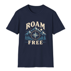 Roam Free T-Shirt - Navy - front