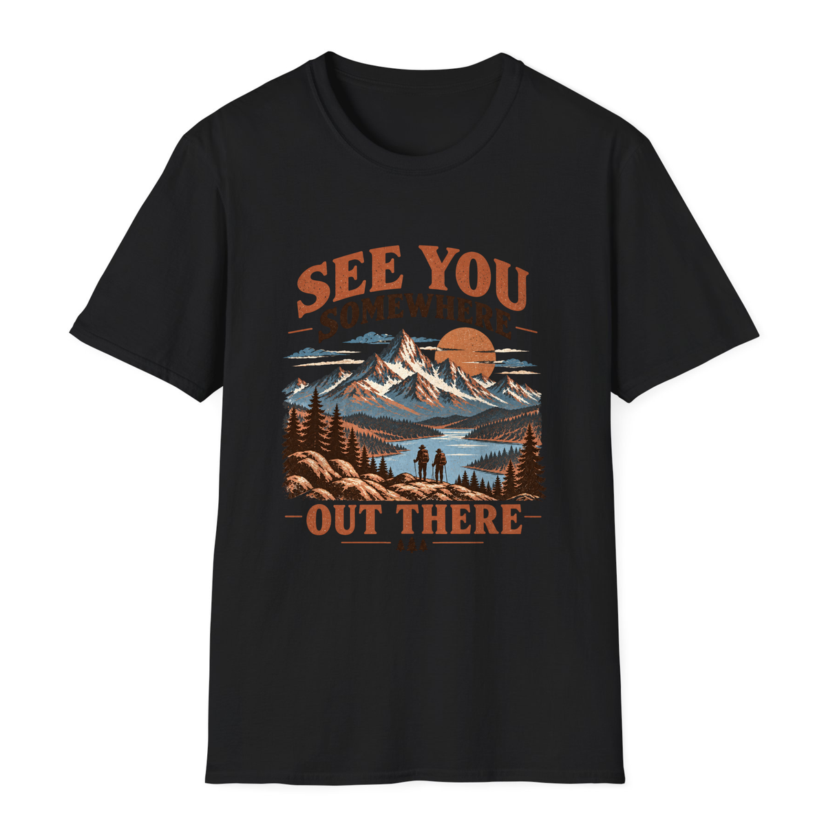 See You Somewhere Out There T-Shirt - Black - front