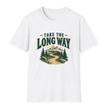 Take the Long Way T-Shirt - White - front