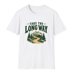 Take the Long Way T-Shirt - White - front
