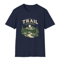 The Trail Knows T-Shirt - Navy - front