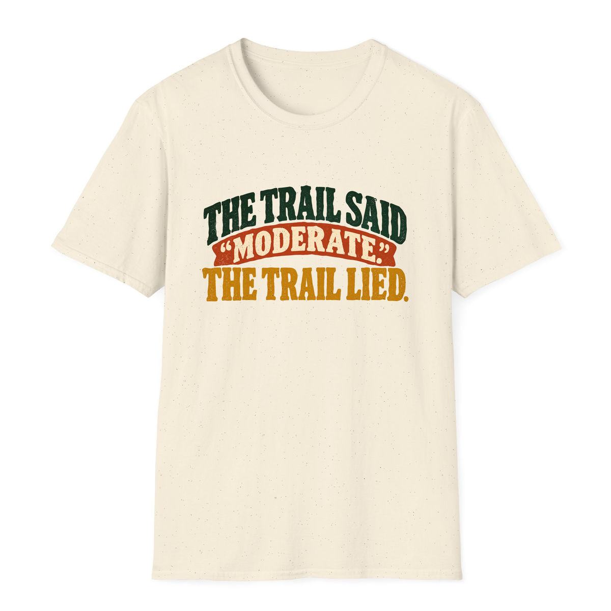 The Trail Lied T-Shirt - Natural - front