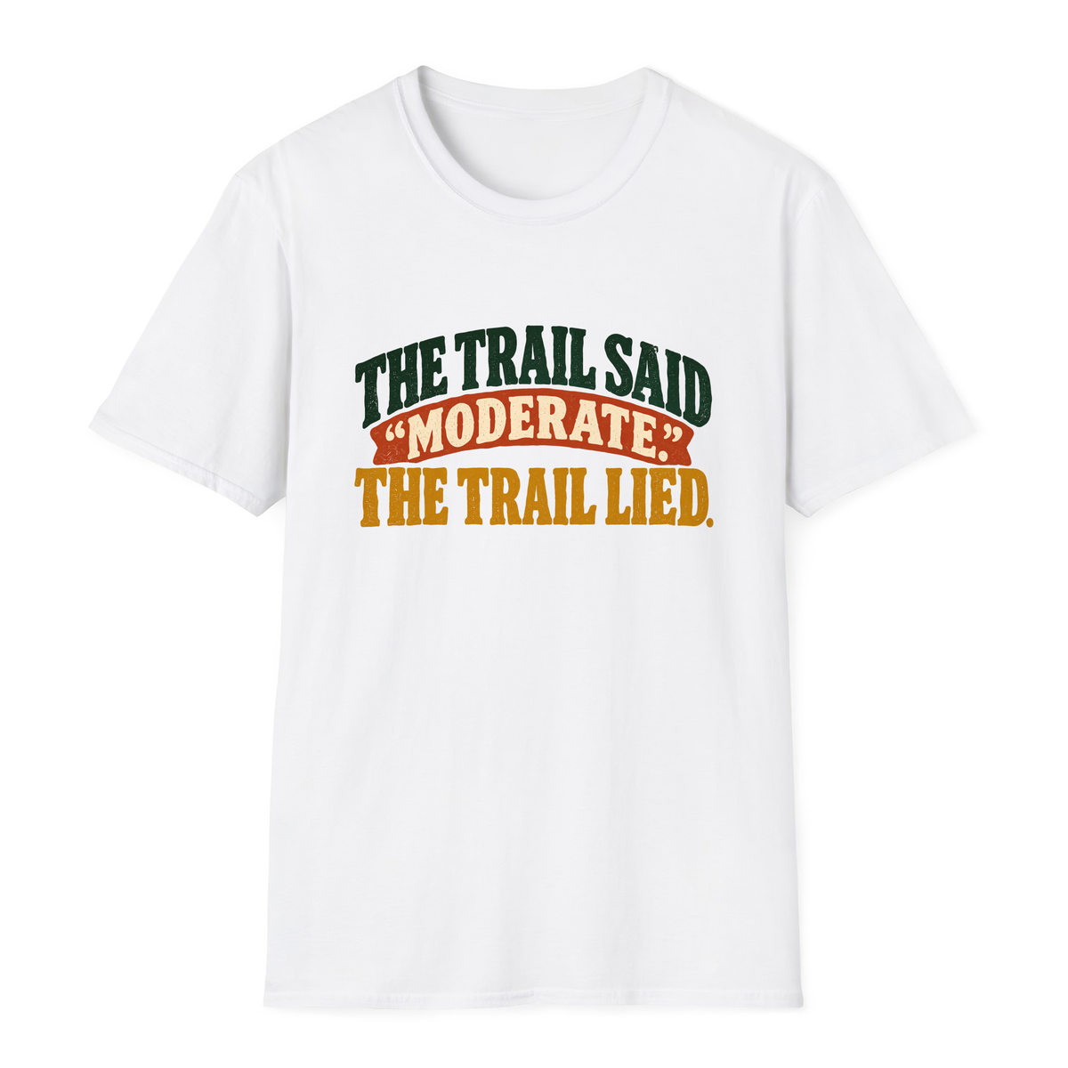 The Trail Lied T-Shirt - White - front