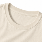 Trailbound Club Signature T-Shirt - Natural - collar close-up