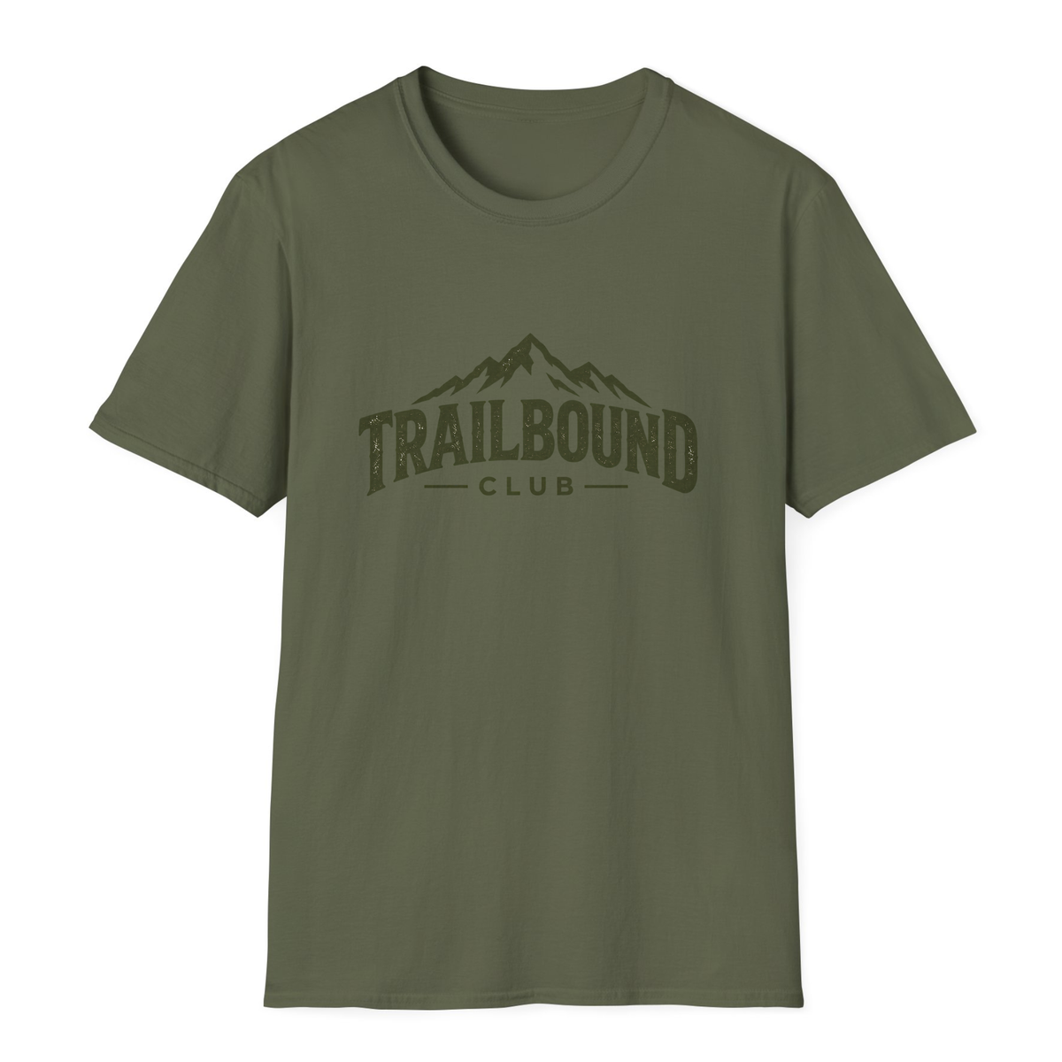 Trailbound Club T-Shirt - Military Green - front